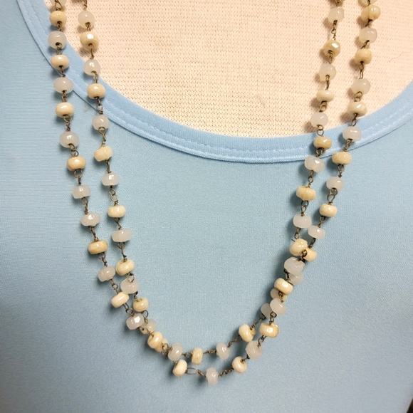 Vintage Bead Link Necklace - Picture 3 of 5